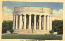 Warren G. Harding Memorial Postcard