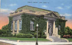 Public Library Postcard