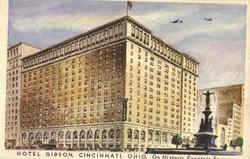 Hotel Gibson Cincinnati, OH Postcard Postcard