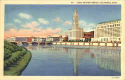 Civic Center Group Postcard