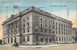 Post Office Lincoln, NE Postcard Postcard