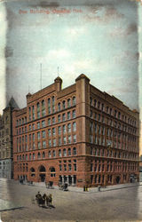 Bee Building Postcard