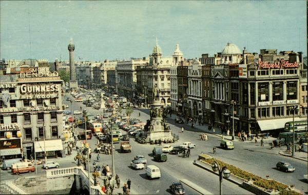 O'Connell Street Dublin Ireland Pan American World Airways