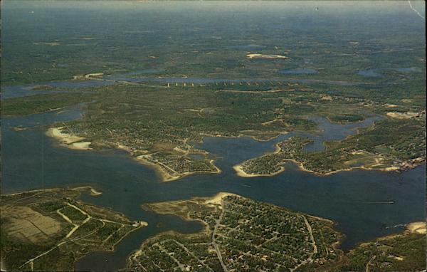 Air view of the Wareham Beaches Massachusetts Ben Harrison
