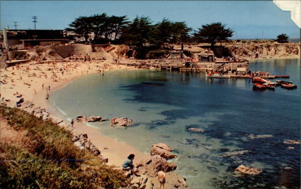 Bathing beach Monterey California
