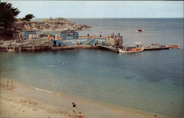 Glass Bottom Boats and Pier Pacific Grove California