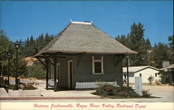 Historic Jacksonville, Rogue River Valley Railroad Depot Oregon