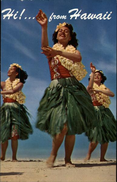 Hawaiian Hula Dancers Stewart Fern