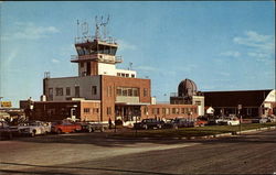 Municipal Airport Portland, ME Postcard Postcard