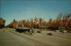 West entrance to Algonquin Provicial Park Postcard