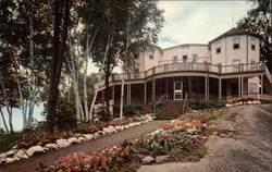 The Main Lodge of Wigwassan Lodge Postcard