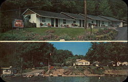 Lake View Motel Cooperstown, NY Postcard Postcard