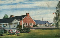 The Jenny Lind Motel Northampton, MA Postcard Postcard
