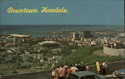 Downtown Honolulu Hawaii Postcard Postcard