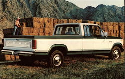 1980s Ford Supercab Pickup Trucks Postcard 