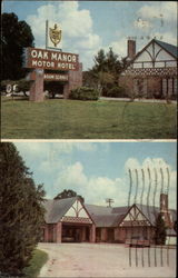 Oak Manor Motor Hotel Baton Rouge, LA Postcard Postcard