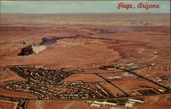 Aerial View Page, AZ Postcard 