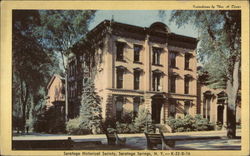 Saratoga Historical Society Postcard