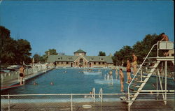 Porter Memorial Swimming Pool Shelbyville, IN Postcard Postcard