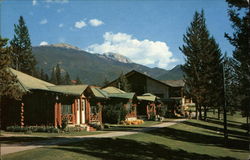 Lakeshore Cottages, Jasper Park Lodge Alberta Canada Postcard Postcard