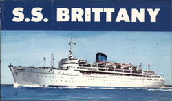 SS Brittany Postcard