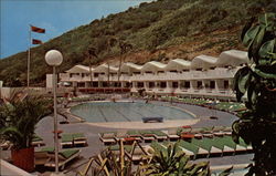 Lanai pool at El Conquistador Hotel Fajardo, Puerto Rico Postcard Postcard