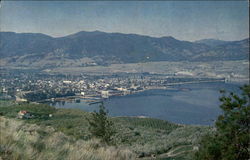 Apple Orchards and Lake Postcard