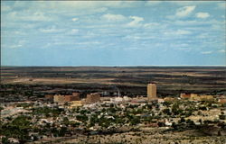 Skyline View of Big Springs, Texas Postcard Postcard