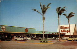 The New Ellinor Village Shopping Center Postcard