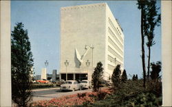 The Veterans Memorial Building Postcard