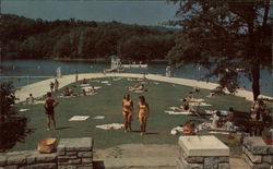 Bathing beach at Big Ridge State Park Knoxville, TN Postcard Postcard