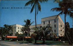 Miami Miramar Hotel Florida Postcard Postcard