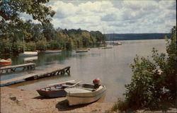 Greetings from Henderson Harbor New York Postcard Postcard