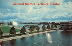 General Motors Technical Center Postcard