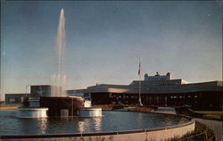 The Fountain at the Airport Pittsburgh, PA Postcard Postcard