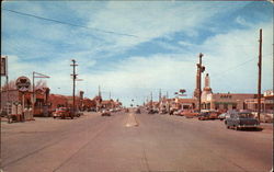 Route 66 Through Shamrock Texas Postcard Postcard