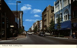 Upper Broadway Paducah, KY Postcard Postcard