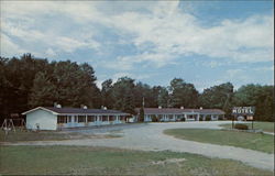 Alger Falls Motel Munising, MI Postcard 