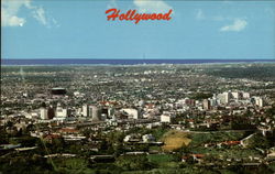 View of Hollywood Postcard