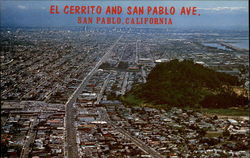 El Cerrito and San Pablo Ave California Postcard Postcard