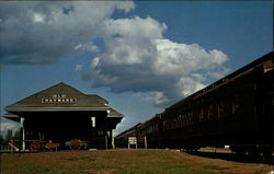 The Train Hayward, WI Postcard 