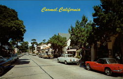 Dolores Street Carmel, CA Postcard Postcard