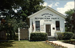 The Famous Little White Schoolhouse Ripon, WI Postcard Postcard