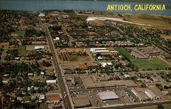 Bird's Eye View of Antioch California Postcard Postcard