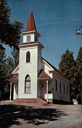 First Congregational Church Murphys, CA Postcard Postcard