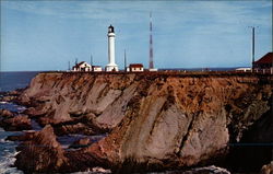 Point Arena Light Station - U.S. Coast Guard Postcard