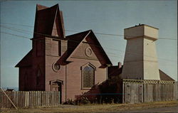 Building in Mendocino, California Postcard