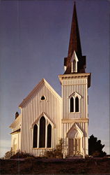 Mendocino Presbyterian Church Postcard