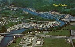 Noyo Harbor & Fishing Village Fort Bragg, CA Postcard Postcard