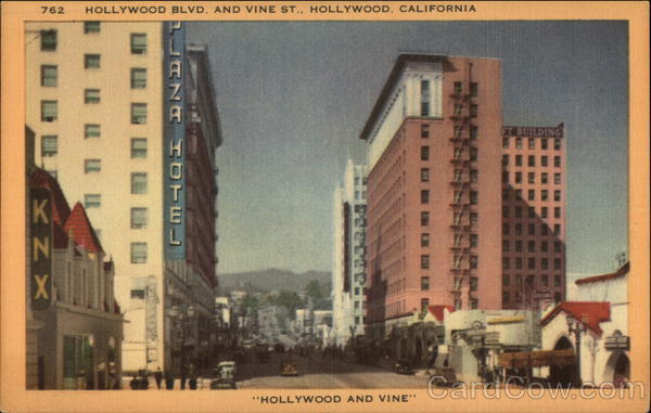 Hollywood Blvd. and Vine St California
